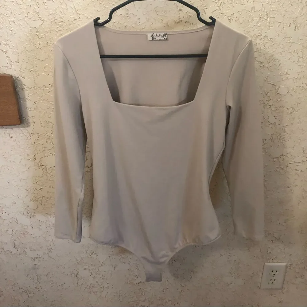 Free People Truth or Square Thong Bodysuit